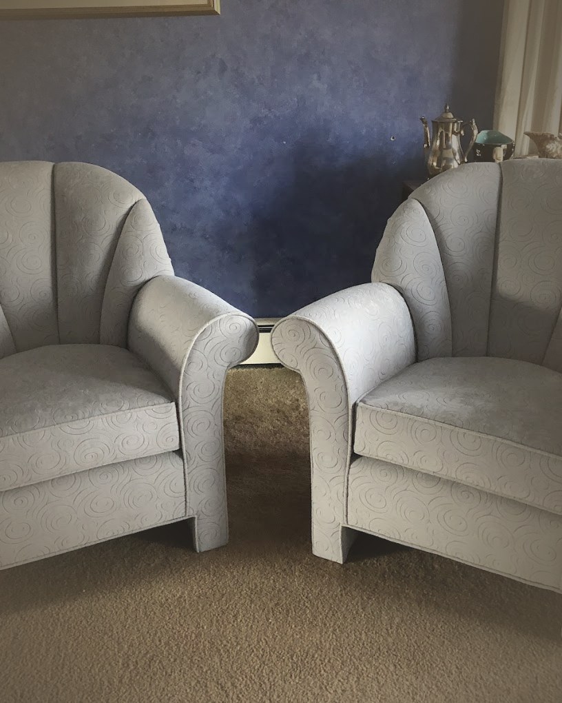The Swirl Wingback Pair
